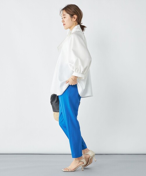 「NOLLEY'S」 イージーパンツ 36 ネイビー レディース_画像9