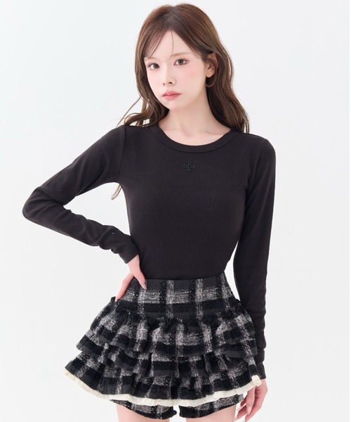 スカート Charm Frill Culotte Mini Skirt ANDWANG スカート Charm Frill Culotte Mini Skirt : ZOZOTOWN Yahoo