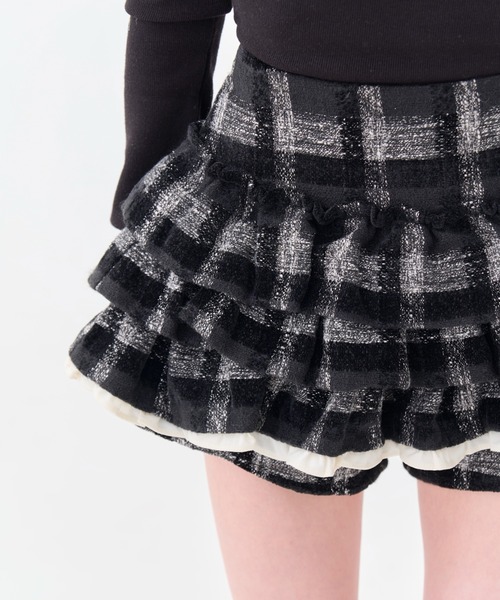 ANDWANG スカート Charm Frill Culotte Mini Skirt : ZOZOTOWN Yahoo