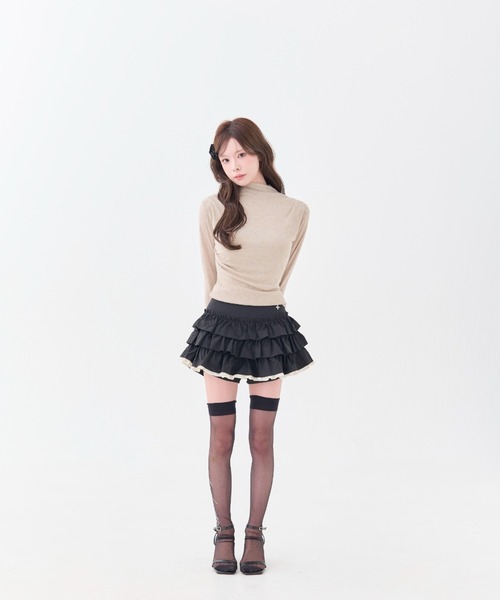 ANDWANG スカート Charm Frill Culotte Mini Skirt : ZOZOTOWN Yahoo
