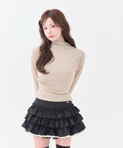 ANDWANG スカート Charm Frill Culotte Mini Skirt : ZOZOTOWN Yahoo