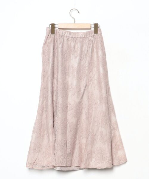 「AIMER」 レーススカート M ベージュ レディース_画像2
