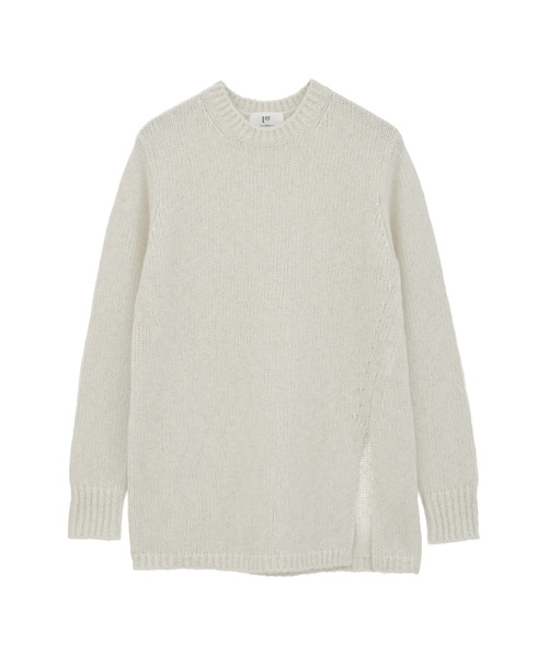 1er Arrondissement ニット セーター ラメノットウールスリットニット