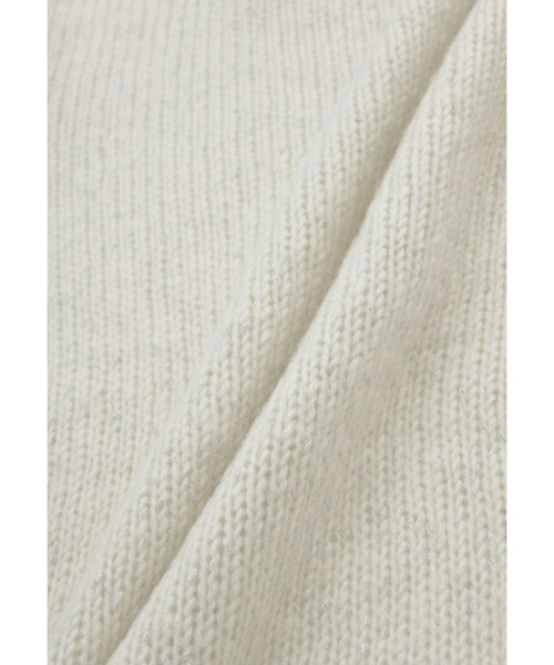 1er Arrondissement ニット セーター ラメノットウールスリットニット