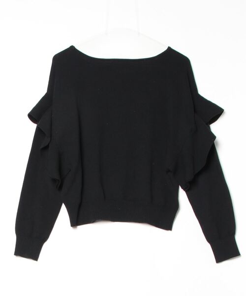 「SWINGLE」 長袖ニット MEDIUM ブラック レディース_画像2