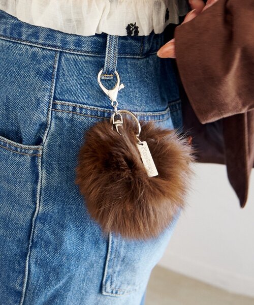 Kastane（カスタネ） キーホルダー 「5色展開」ファーチャーム