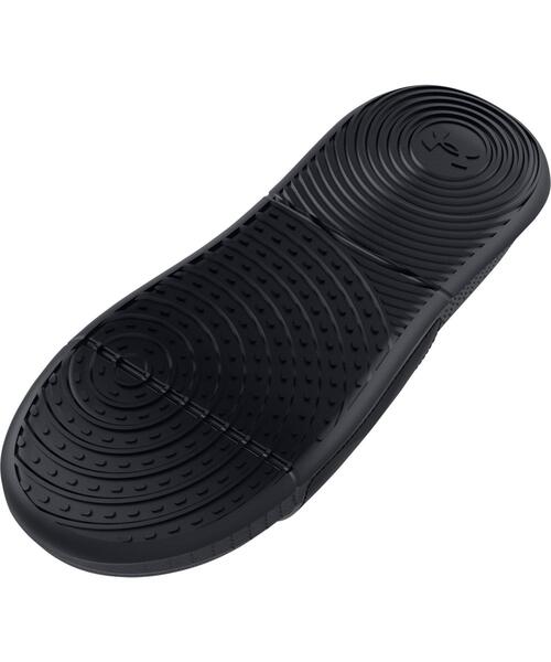 「UNDER ARMOUR」 フラットサンダル 26.0cm ブラック レディース_画像5