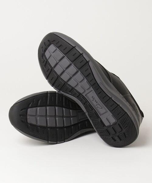 「Clarks」 ローカットスニーカー UK8.5 ブラック メンズ_画像3