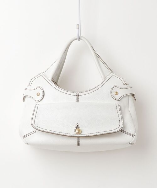 TOD'S トッズ ハンドバッグ ホワイト２wayショルダーバッグ TOD'S（トッズ） ハンドバッグ - ホワイト レディース : ZOZOTOWN