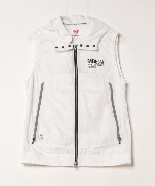 KS 様】MASTER BUNNY EDITION ベスト ホワイト S クルーネックニット