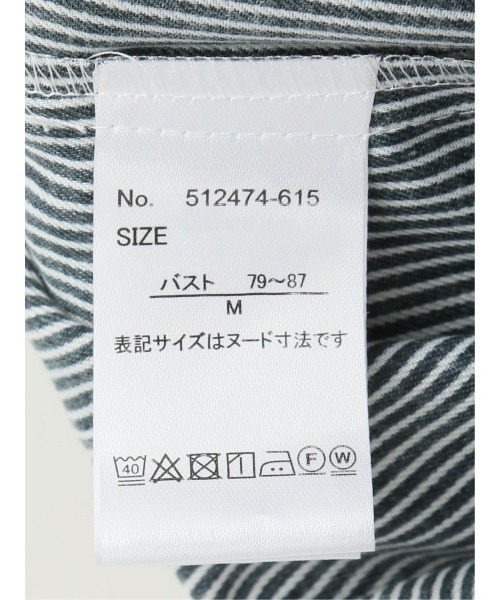 「m.f.editorial」 半袖シャツ MEDIUM ネイビー レディース_画像9