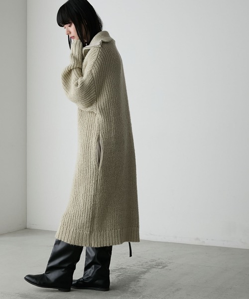 forksy.（フォルクシー） ニットワンピース FREE グレー レディース