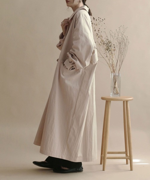 「NOAHL」 ステンカラーコート S キナリ レディース_画像5