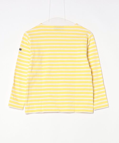 [SAINT JAMES] окантовка рисунок 7 минут рукав cut and sewn X-SMALL желтый женский 