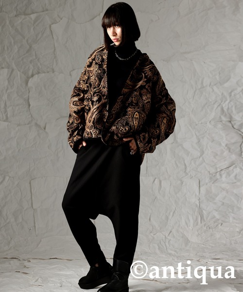 antiqua（アンティカ） ノーカラージャケット FREE オフホワイト