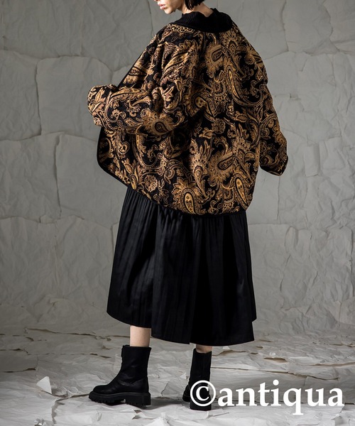 antiqua（アンティカ） ノーカラージャケット FREE オフホワイト