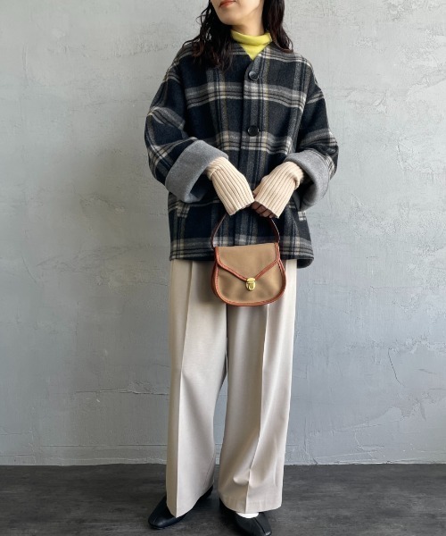 LE GLAZIK（ルグラジック） ノーカラージャケット 36 グレー