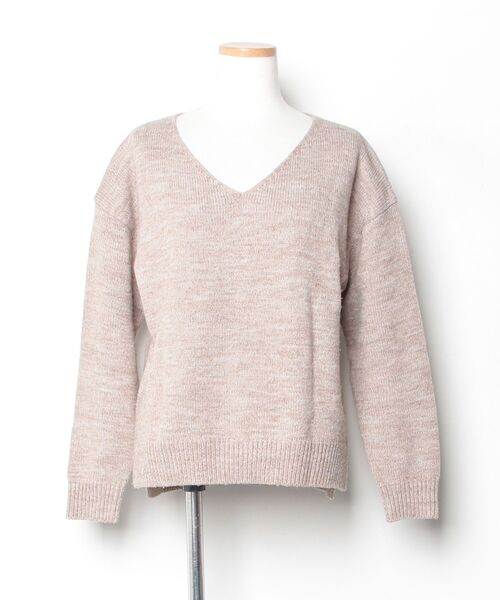 「NEI」 長袖ニット - ベージュ レディース_画像3
