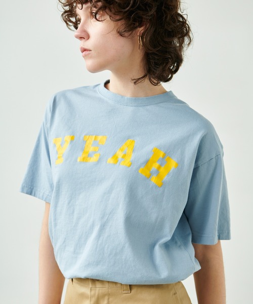 「kha:ki」 半袖Tシャツ 1 ブルー レディース_画像4