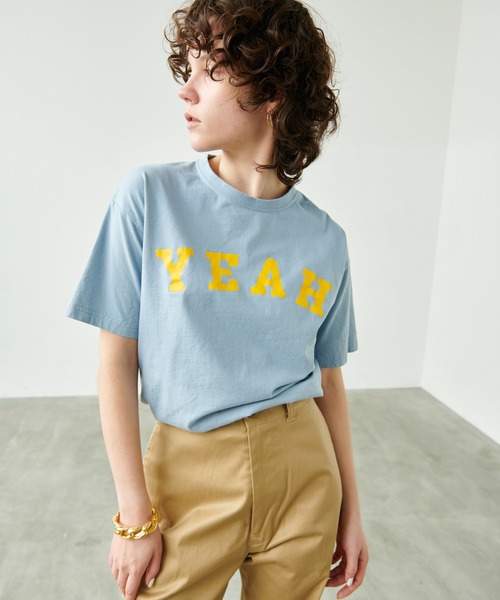 「kha:ki」 半袖Tシャツ 1 ブルー レディース_画像5