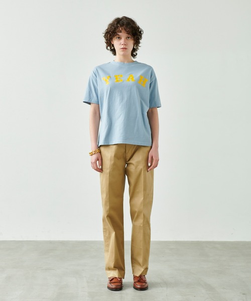「kha:ki」 半袖Tシャツ 1 ブルー レディース_画像6
