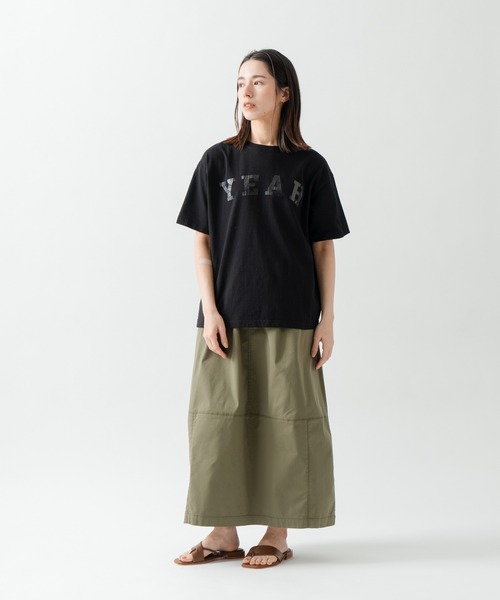 「kha:ki」 半袖Tシャツ 1 ブルー レディース_画像9