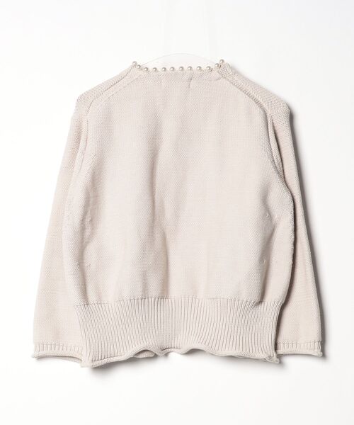「Arpege story」 ニットカーディガン 1 ベージュ レディース_画像2