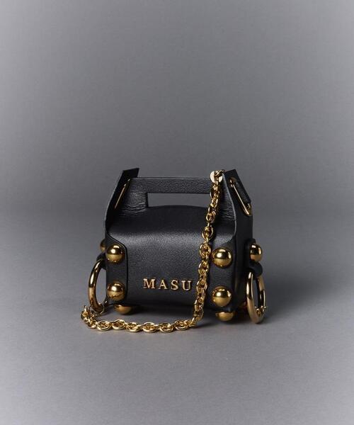 ショルダーバッグ MASU/エムエーエスユー/LEATHER CAKE BAG PETIT/M26U6OJ007 メンズ レディースの画像
