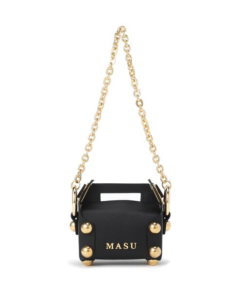 ショルダーバッグ MASU/エムエーエスユー/LEATHER CAKE BAG PETIT/M26U6OJ007 メンズ レディースの画像