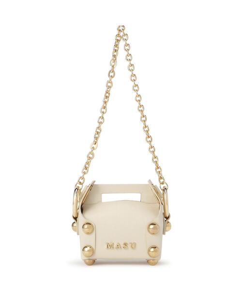 ショルダーバッグ MASU/エムエーエスユー/LEATHER CAKE BAG PETIT/M26U6OJ007 メンズ レディースの画像