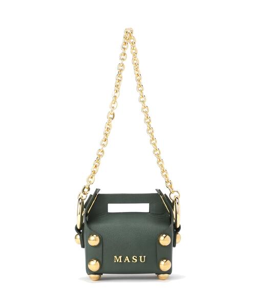 ショルダーバッグ MASU/エムエーエスユー/LEATHER CAKE BAG PETIT/M26U6OJ007 メンズ レディースの画像