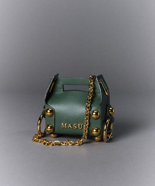 ショルダーバッグ MASU/エムエーエスユー/LEATHER CAKE BAG PETIT/M26U6OJ007 メンズ レディースの画像