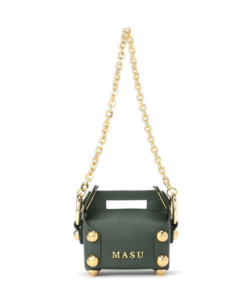 ショルダーバッグ MASU/エムエーエスユー/LEATHER CAKE BAG PETIT/M26U6OJ007 メンズ レディースの画像