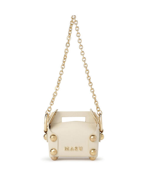 ショルダーバッグ MASU/エムエーエスユー/LEATHER CAKE BAG PETIT/M26U6OJ007 メンズ レディースの画像