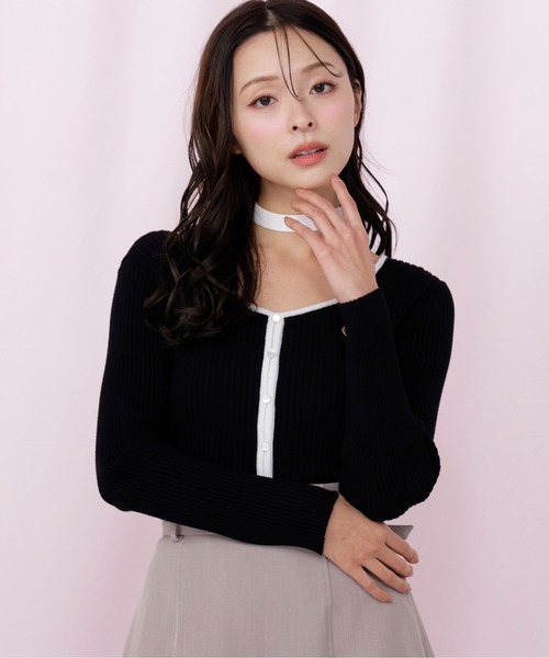 JILL STUART ジルスチュアート セーター ブラック レース 新品未使用 JILL by JILL STUART（ジルバイジルスチュアート） ニット セーター