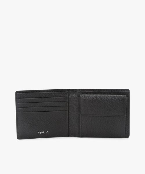 agnes b.（アニエスベー） 財布 レザー 二つ折り ウォレット ABH05−01