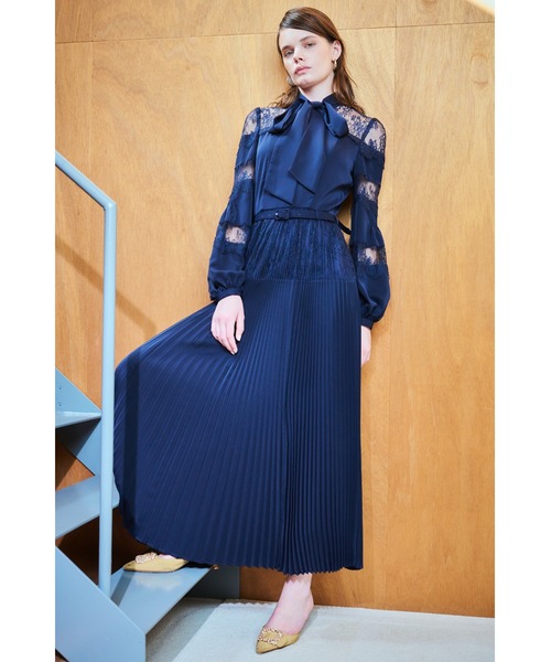 Estella.K ワンピース Frances Lace Dress スカラップレースタイドレス