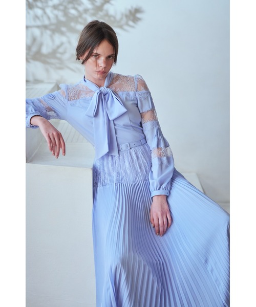 Estella.K ワンピース Frances Lace Dress スカラップレースタイドレス