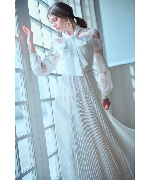 ワンピース Frances Lace Dress スカラップレースタイドレスの画像