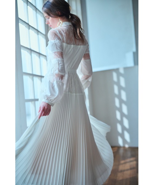 ワンピース Frances Lace Dress スカラップレースタイドレスの画像