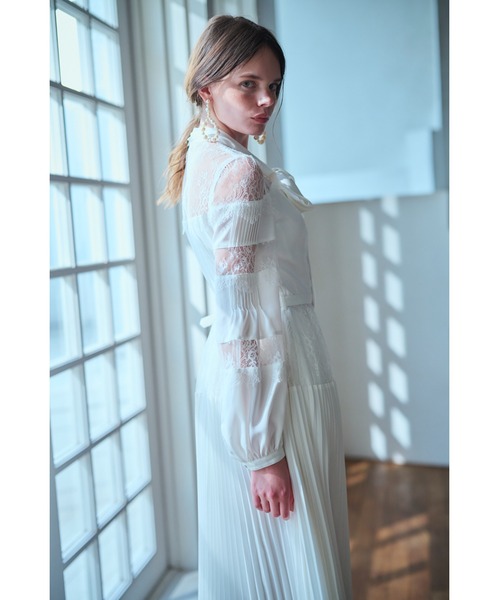 ワンピース Frances Lace Dress スカラップレースタイドレスの画像