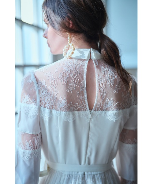 ワンピース Frances Lace Dress スカラップレースタイドレスの画像
