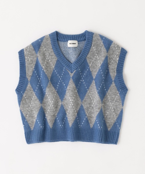 「MIEL CRISHUNANT」 半袖ニット FREE ホワイト系その他 レディース_画像2