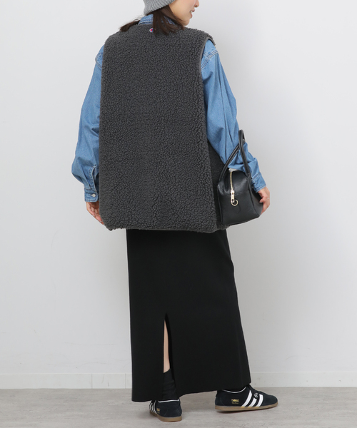 JOURNAL STANDARD relume ウォッシャブルミラノリブスカート 追加》ウォッシャブルミラノリブIラインスカート（ロング・マキシ丈