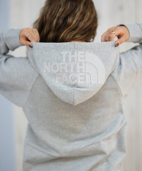 「THE NORTH FACE」 ジップアップパーカー X-LARGE グレー レディース
