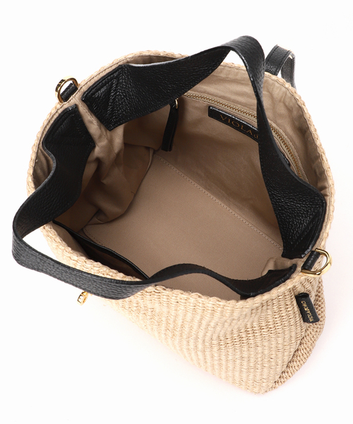 VIOLAd'ORO かごバッグ ショルダー 2wayスピックアンドスパンで購入 Spick＆Span（スピック アンド スパン） トートバッグ 「WEB限定カラー