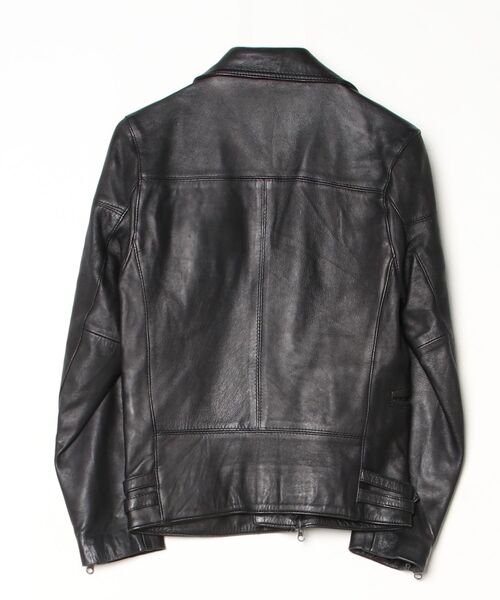 DETAILS（ディテールズ） レザージャケット MEDIUM ブラック メンズ