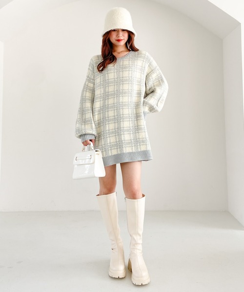 「Heather」 ロングブーツ L ブラック レディース_画像8