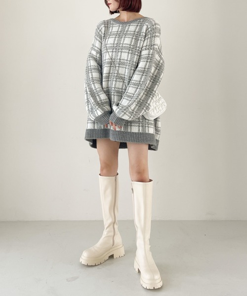 「Heather」 ロングブーツ L ブラック レディース_画像9