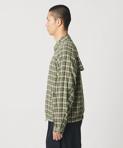 ブルゾン アウター 「UNITED ARROWS ＆ SONS」 CHECK ZIP BLOUSON/ブルゾン メンズの画像